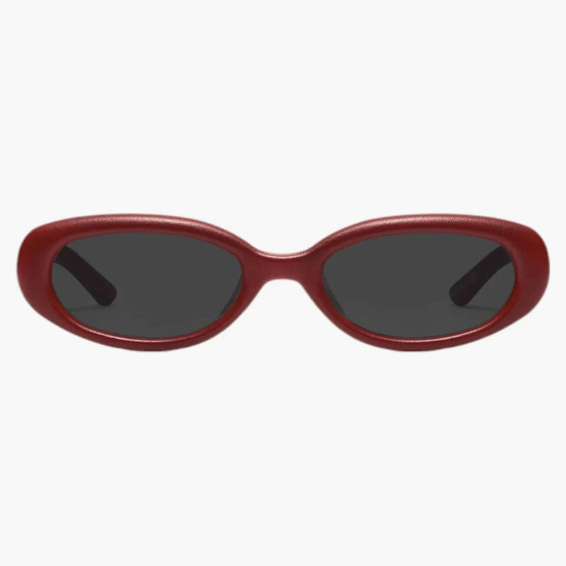 Monster Gentle Monster Maison Margiela Occhiali da sole Red Grey (MM206 Leather LR1)