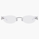 Gentle Monster Orora 02 Sluneční brýle stříbro/čisté