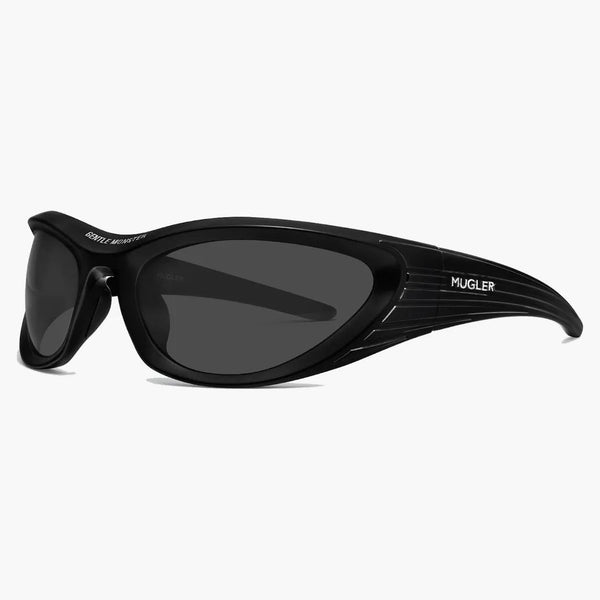 Gentle Monster X Mugler Spiral Solglasögon Black/Gray (02 M01)