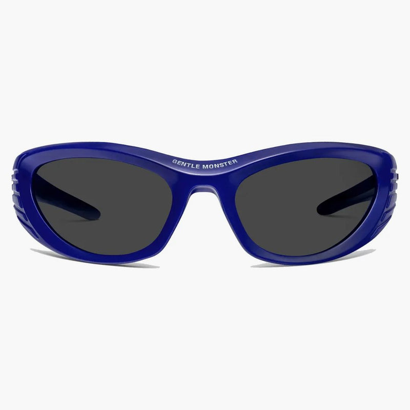 Monster Gentle Monster X Mugler Spiral Occhiali blu/grigio (02 V2)