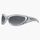 Gentle Monster X Mugler Gafas de sol en espiral Silver/Gray (02 CS1)