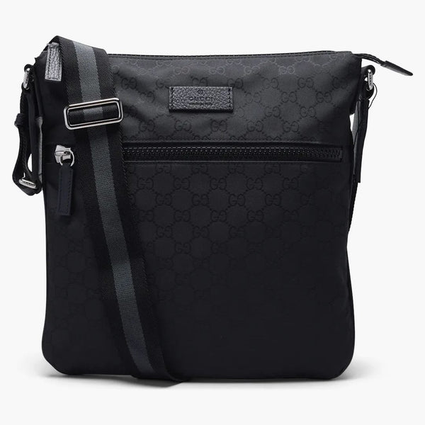 Gucci gg messenger väska liten Guccisima svart