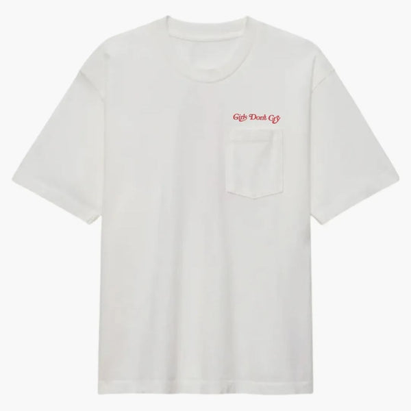 Girls Don't Cry X Cherry Angel Classic Pocket T-shirt White