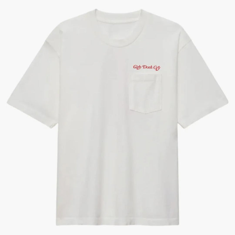 Girls Don't Cry X Cherry Angel Classic Pocket T-shirt White