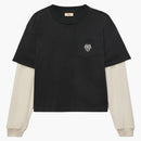 Girls Don't Cry X Cherry Boxy Pocket Thermal L/s Top Black