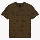 T-shirt del buco classico di Givenchy 2 strati
