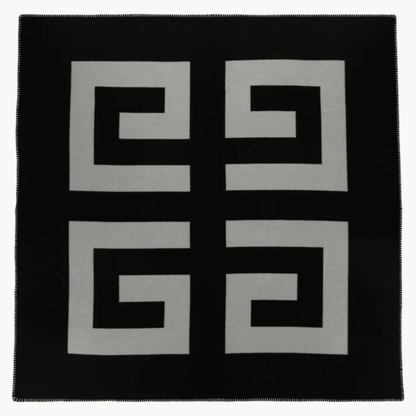 Givenchy 4G Logo coperta nero/bianco