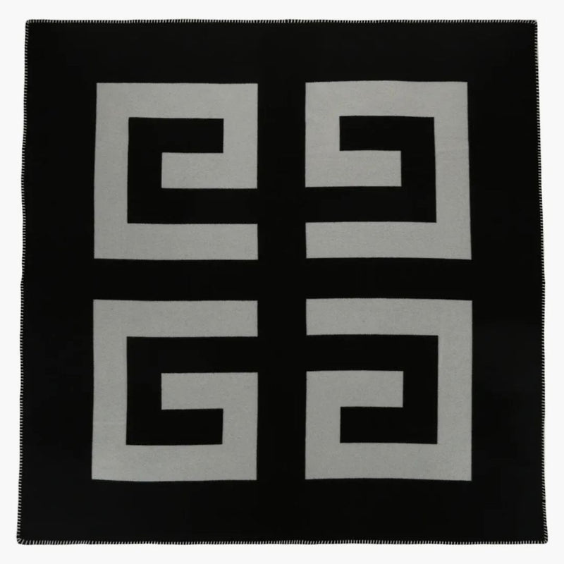 Givenchy 4G Logo coperta nero/bianco