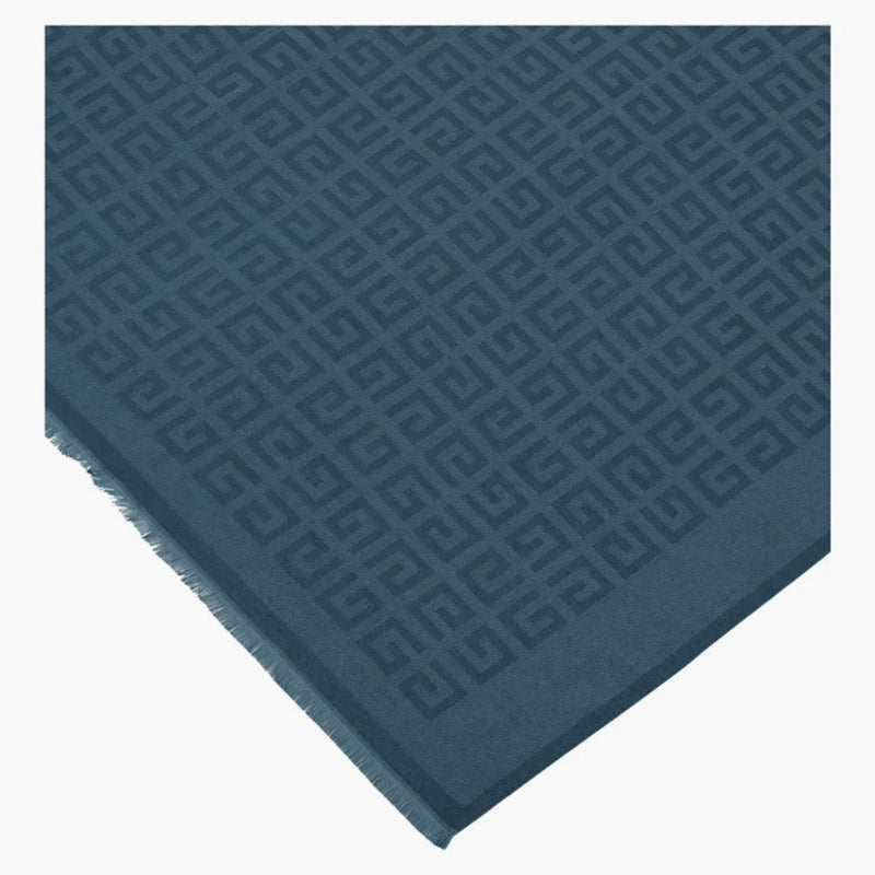 Givenchy 4G Logo Scarf Oil/Blue
