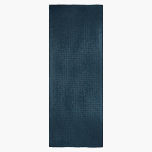 Givenchy 4g Logo Scarf Oil/blue