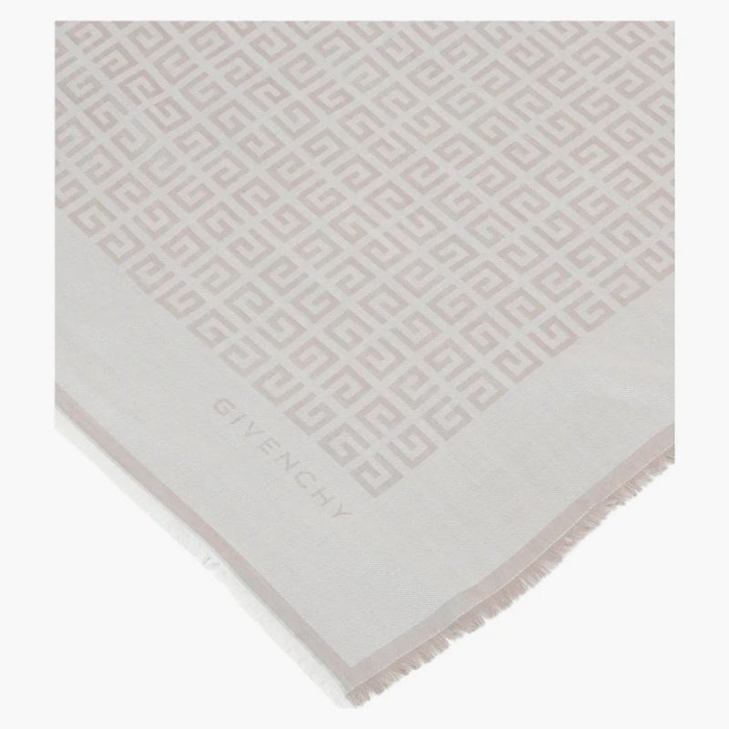 Givenchy 4G logo scialle grigio