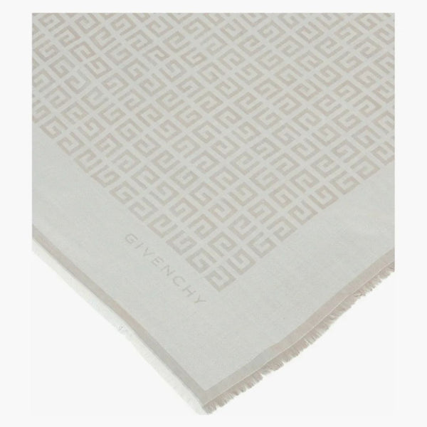 Givenchy 4G logo scialle grigio