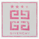 Givenchy 4G Logo Silk Scarf White/Pink
