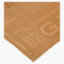 Givenchy 4G Logo Silk Scialle Camel