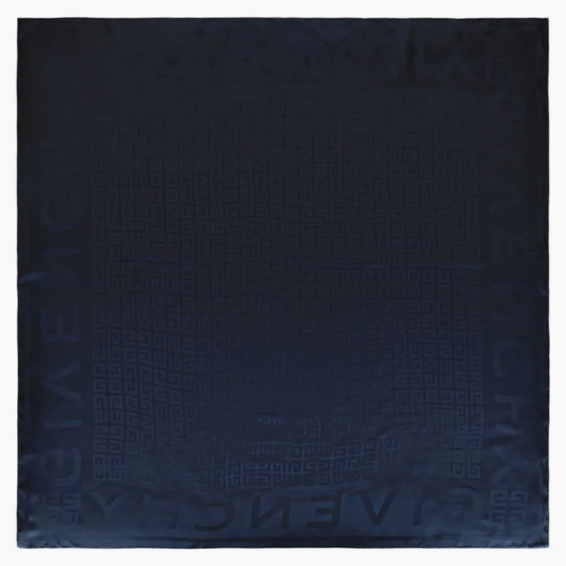Givenchy 4G Logo Silk Shawl Navy