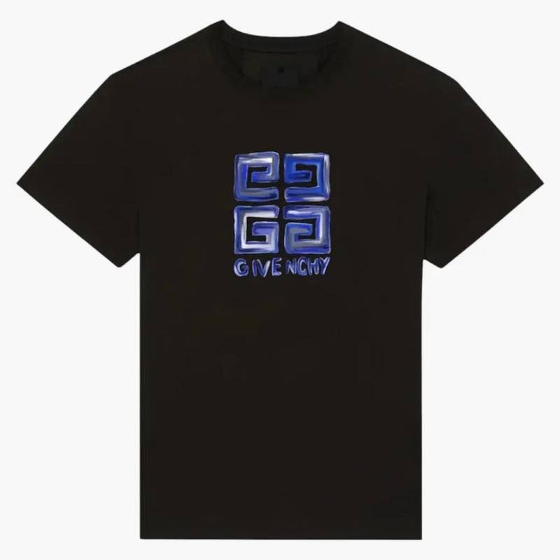 T-shirt Slim logo 4G Givenchy Black