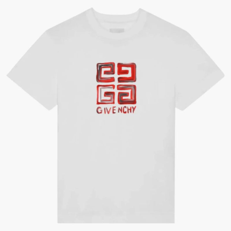 T-shirt Slim logo 4G Givenchy Bianco