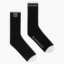 Givenchy 4g Logo Socks Black White