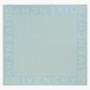 Givenchy 4G logo kwadratowy szalik szary/niebieski