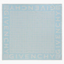 Givenchy 4G logo kwadratowy szalik szary/niebieski