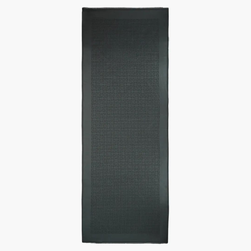 Givenchy 4G Silk Blend Scarf Green