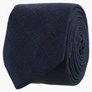 Givenchy 4G Silk Tie granatowe/niebieskie