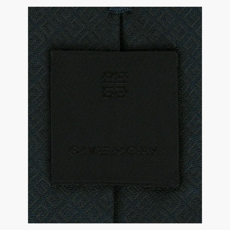 Givenchy 4g Silk Tie Navy/navy