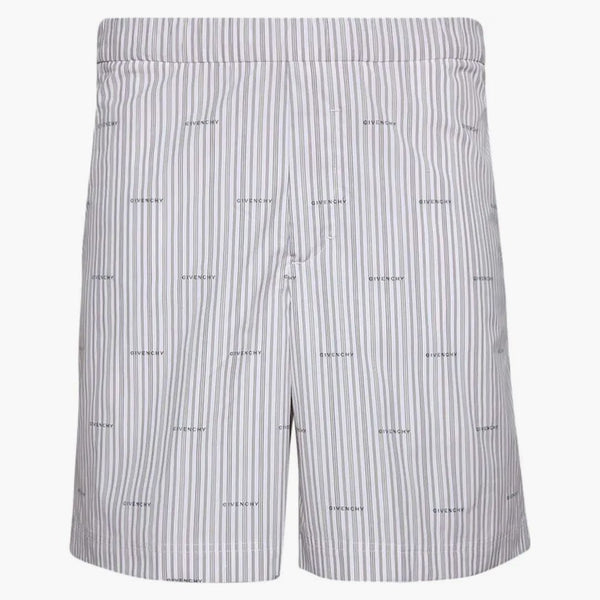 Shorts a strisce logo di Givenchy allover