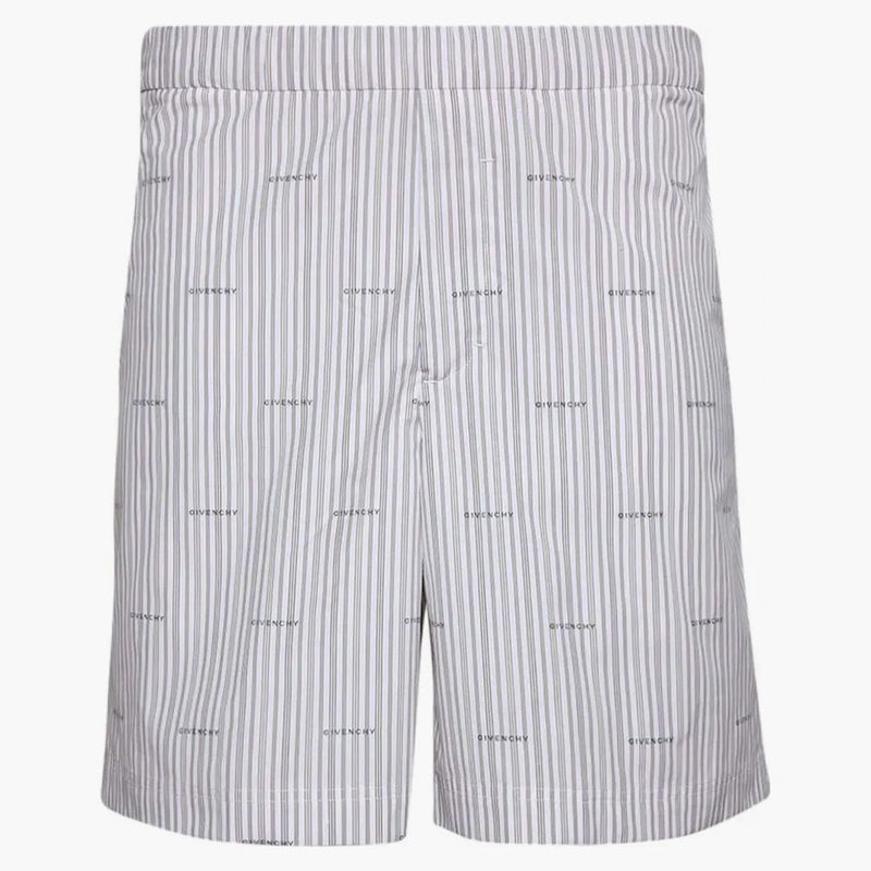 Shorts a strisce logo di Givenchy allover
