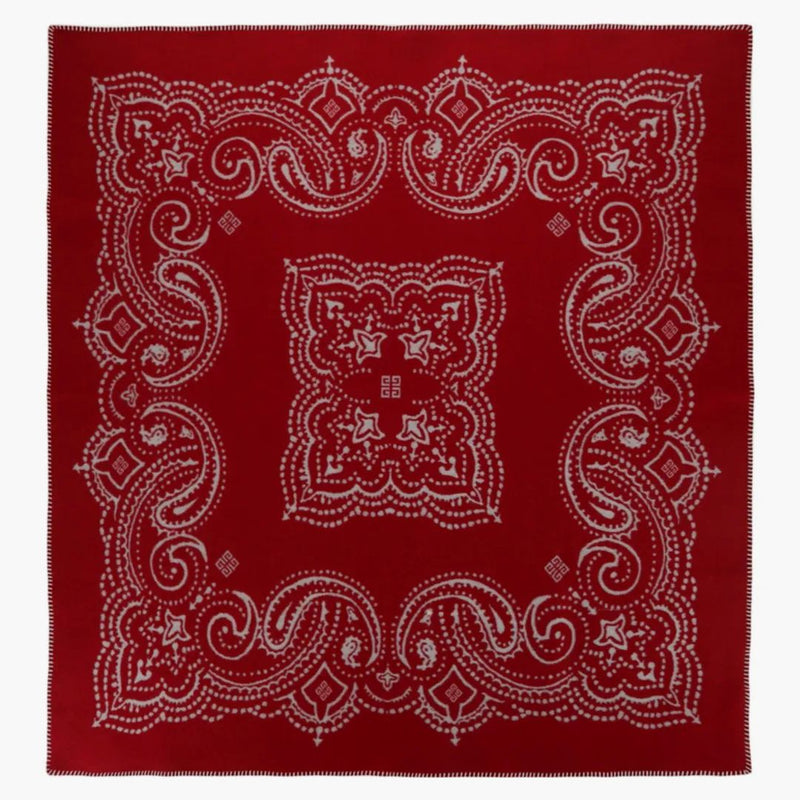 Givenchy Bandana Stampa coperta rosso/bianco