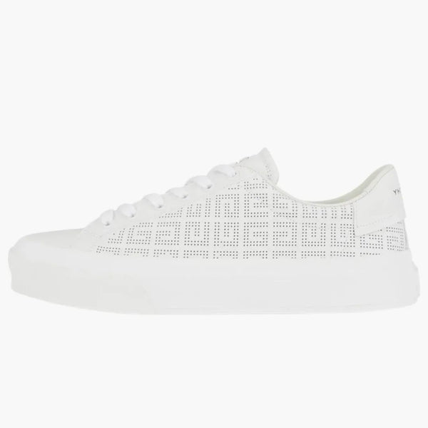 Givenchy City in 4G White White Perforato Jacquard (Women's)
