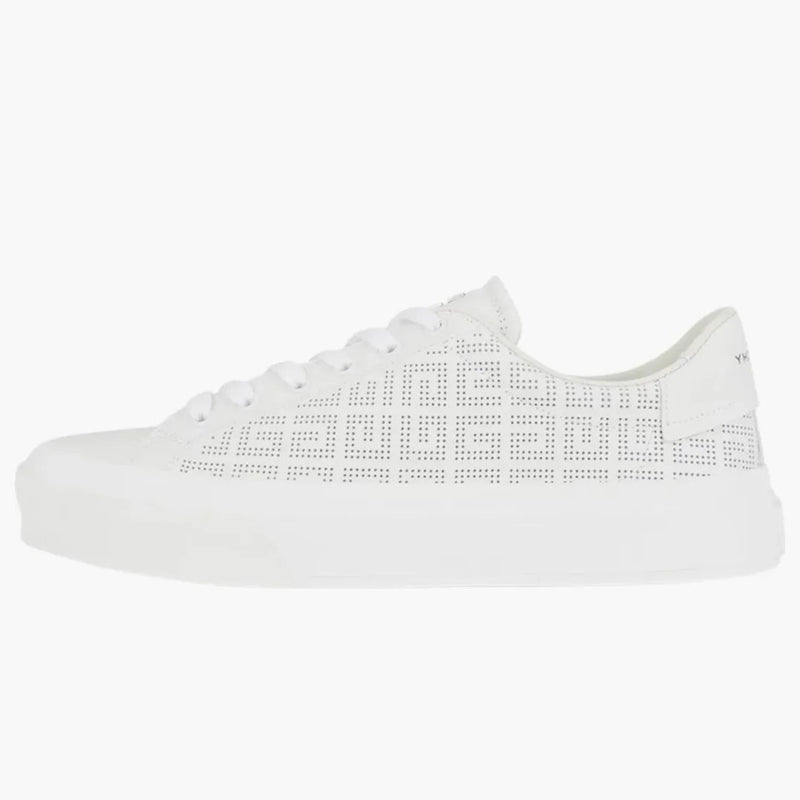Givenchy City in 4G White White Perforato Jacquard (Women's)