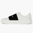 Givenchy City Sport Sneaker White Black Logo Strap