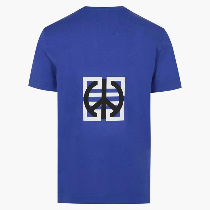Givenchy Classic Fit Tričko s oceánem modrá