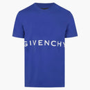 Givenchy Classic Fit Tričko s oceánem modrá