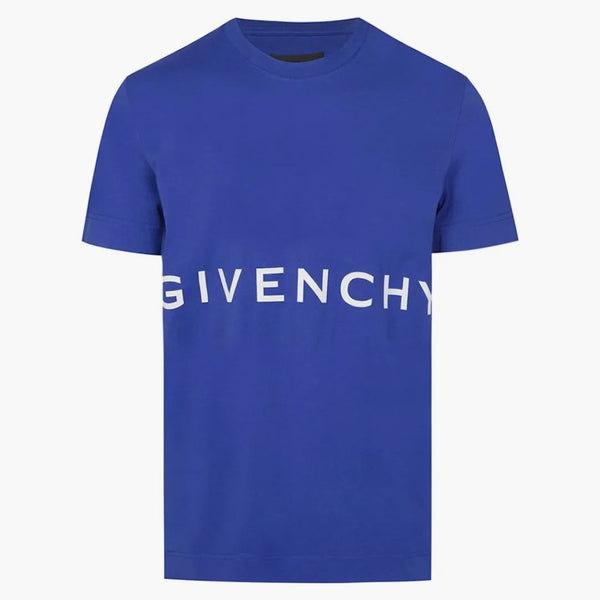 Givenchy Classic Fit Bonded T-shirt Ocean Blue