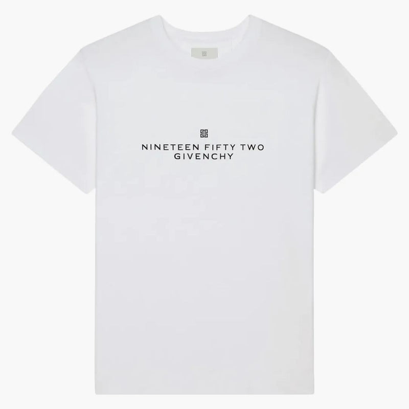 Givenchy Classic Fit v roce 1952 tištěné tričko bílé/černé