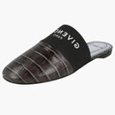 Givenchy Croc in rilievo Bedford Mules Storm Grey (Women's)