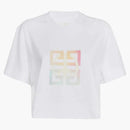 T-shirt maschile di Givenchy Cropped Bianco