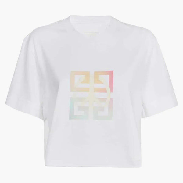 Givenchy Cropped Masculine T-shirt White