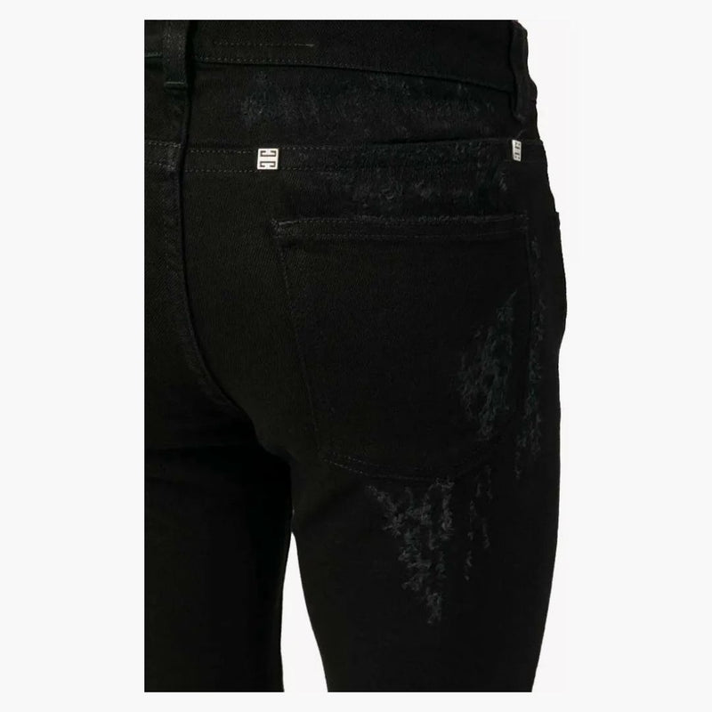 Givenchy zničil Skinny Fit Jeans Black