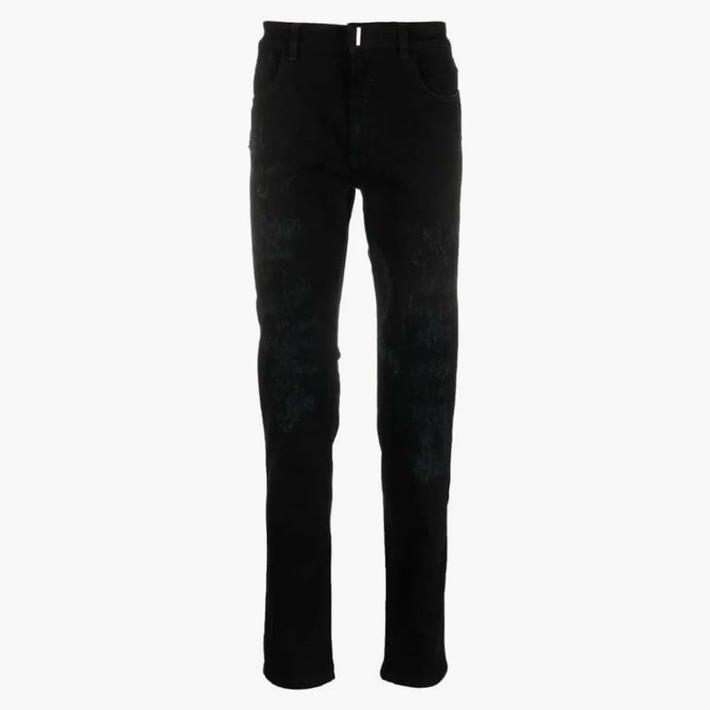 Givenchy zničil Skinny Fit Jeans Black