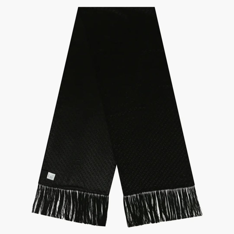 GIVCHY Diagonale Logo Scera Scarf Black