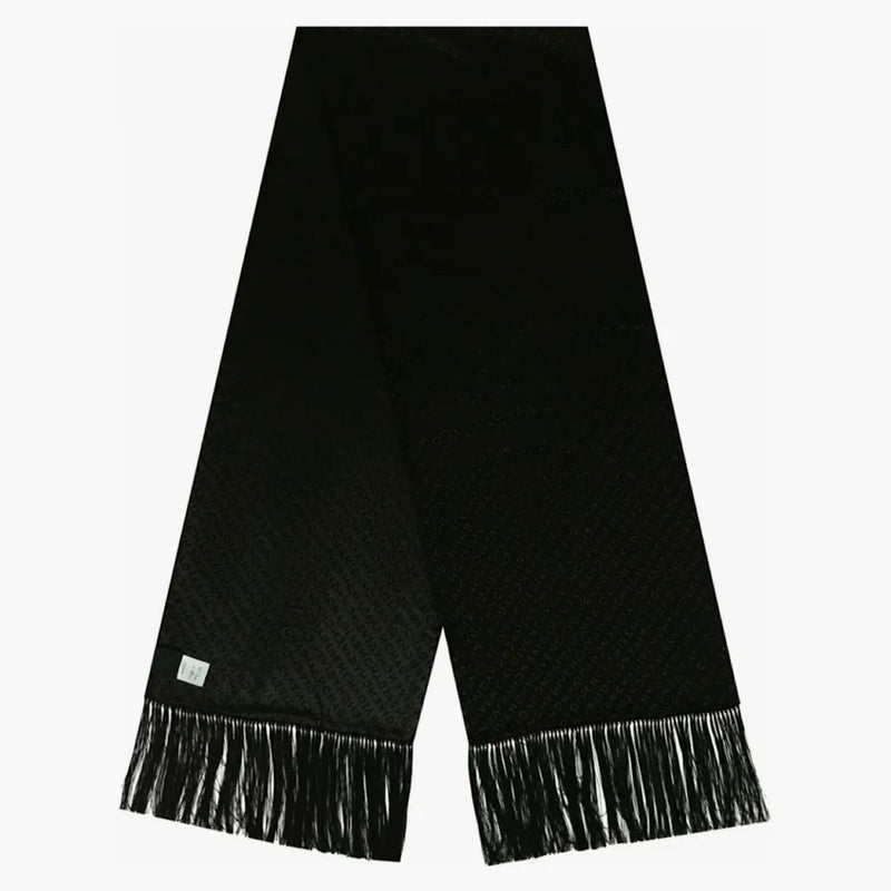 GIVCHY Diagonale Logo Scera Scarf Black