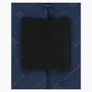 Givenchy Diagonal Logo Silk Tie Navy