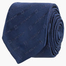 Givenchy Diagonal Logo Silk Tie Navy