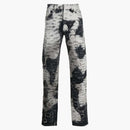 Jeans a due toni in difficoltà di dare bianco/nero