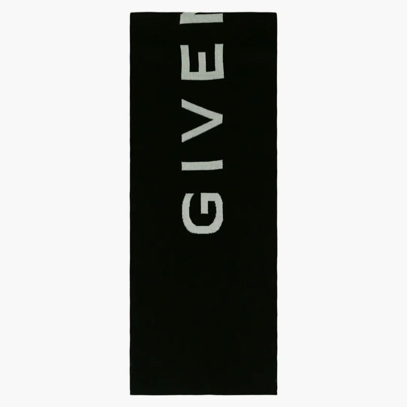 Givenchy Double Face 4G Logo Scarf Black/White