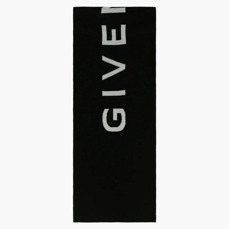 Givenchy Double Face 4G Logo Scarf Black/White