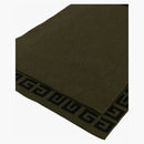 Givenchy Double Face 4G Scarf Black/Kaki